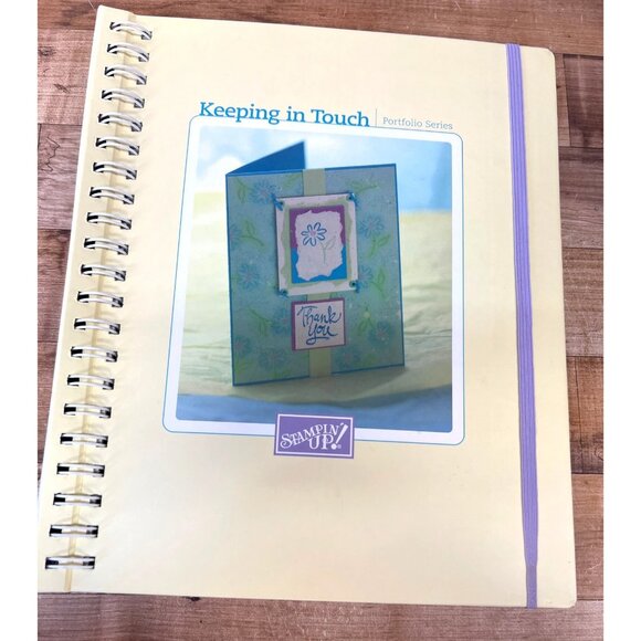 Stampin Up! Keeping In Touch Portfolio Series Cardmaking Book - Picture 1 of 8